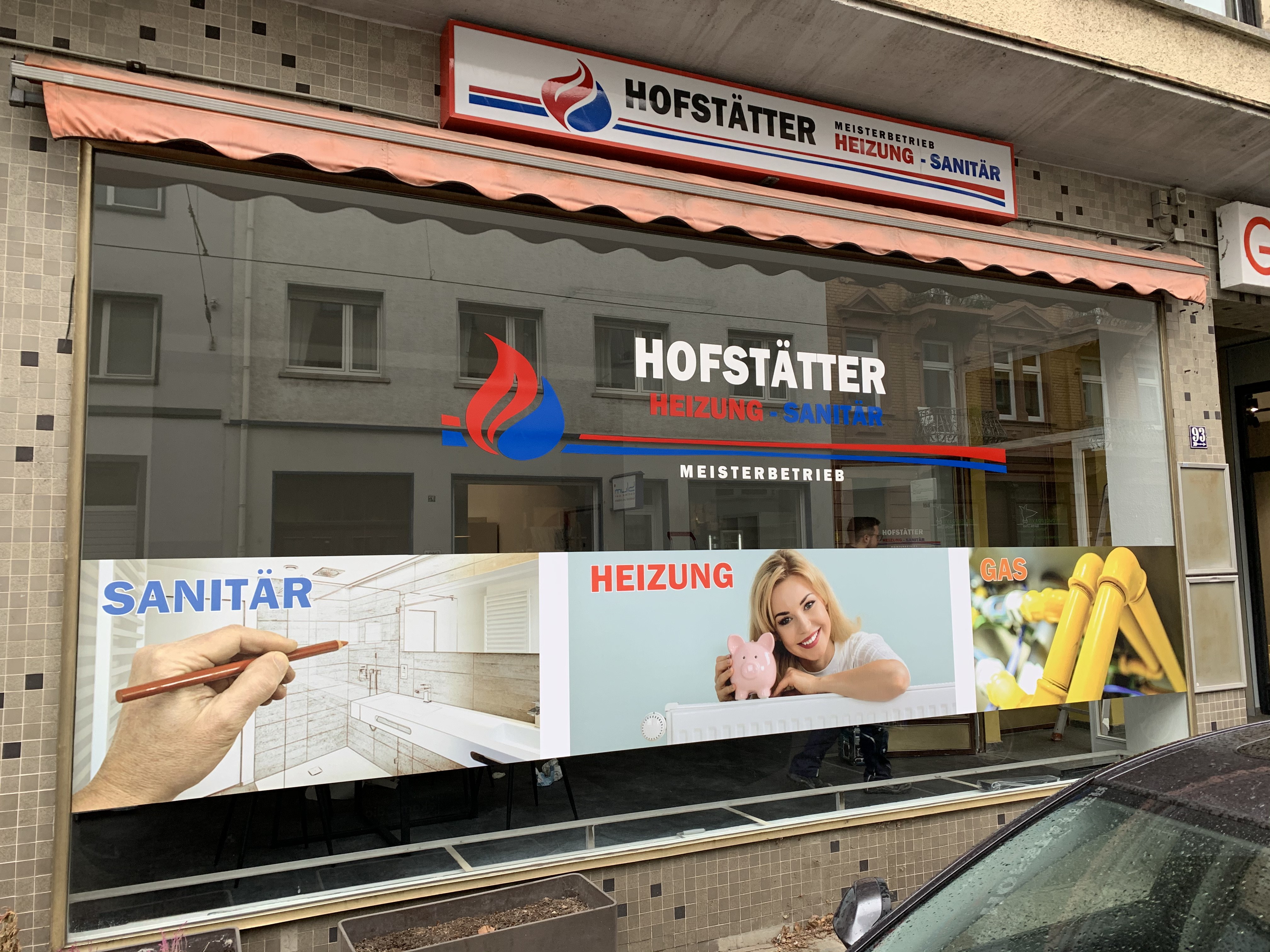 Werbetechnik Arbeitsprobe